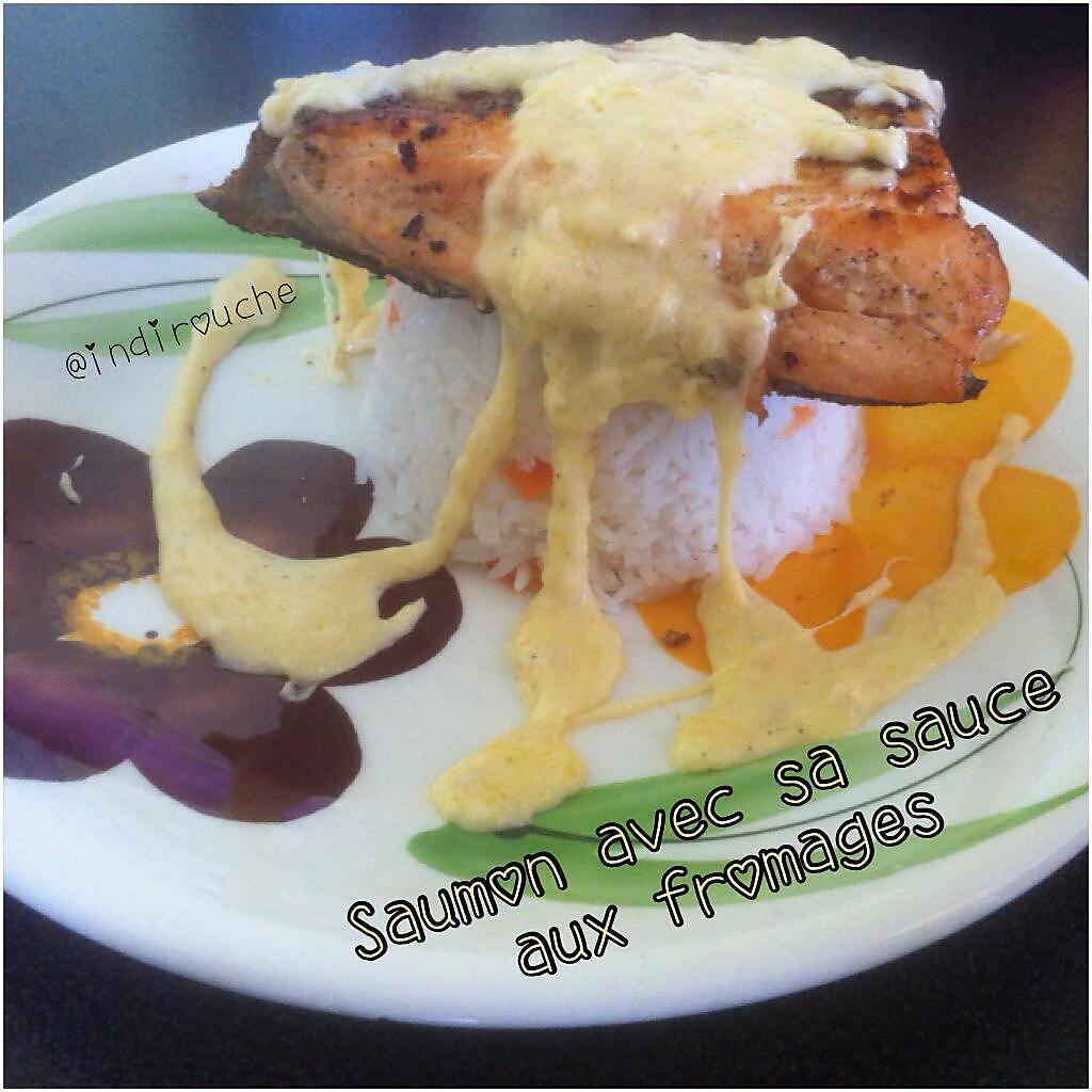 recette Saumon Grillé Poêlé et sa Sauce aux Fromages