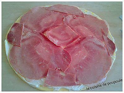 recette Palmietr au jambon et St Moret