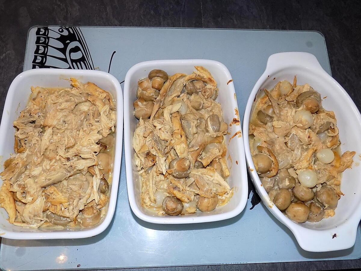 recette Cassolettes de poulet (compatible dukan)