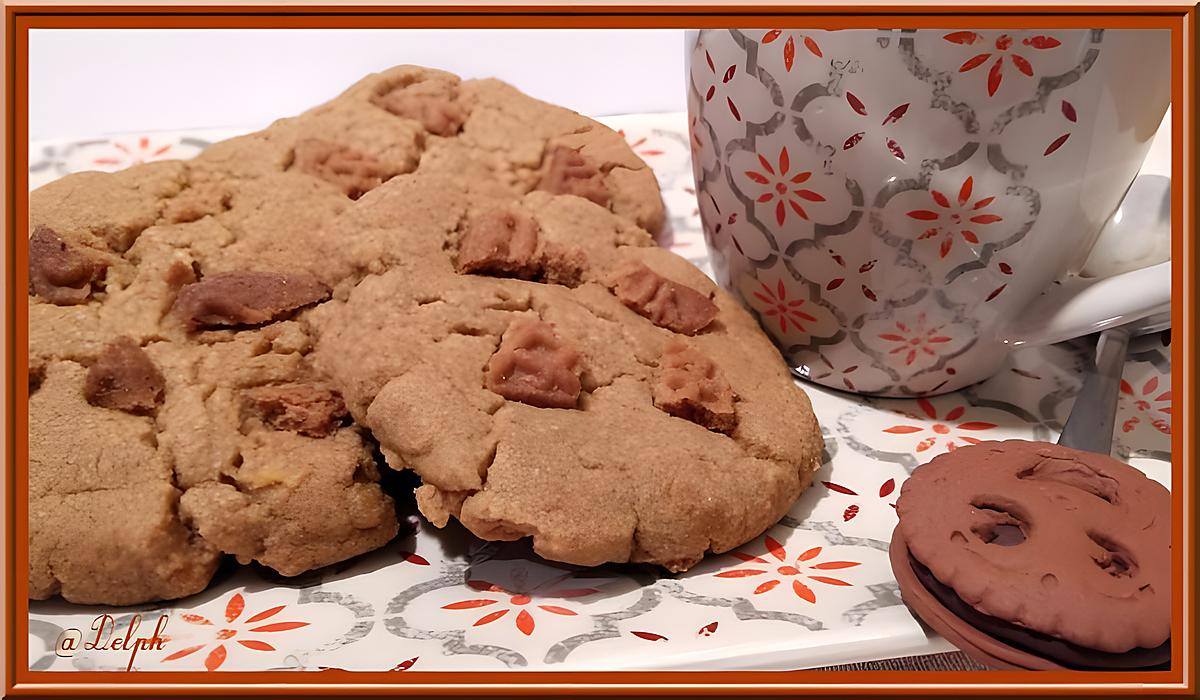 recette Cookies aux trois ingrédients, spéculoos