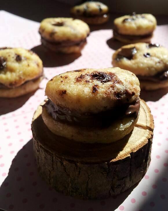 recette Macarons de cookies fourrés au nutella