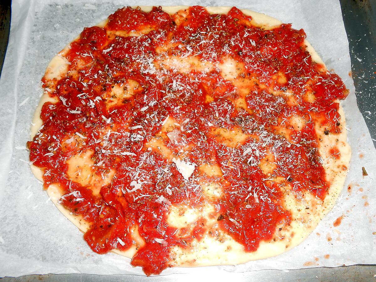 recette PIZZA "PRIMAVERA"