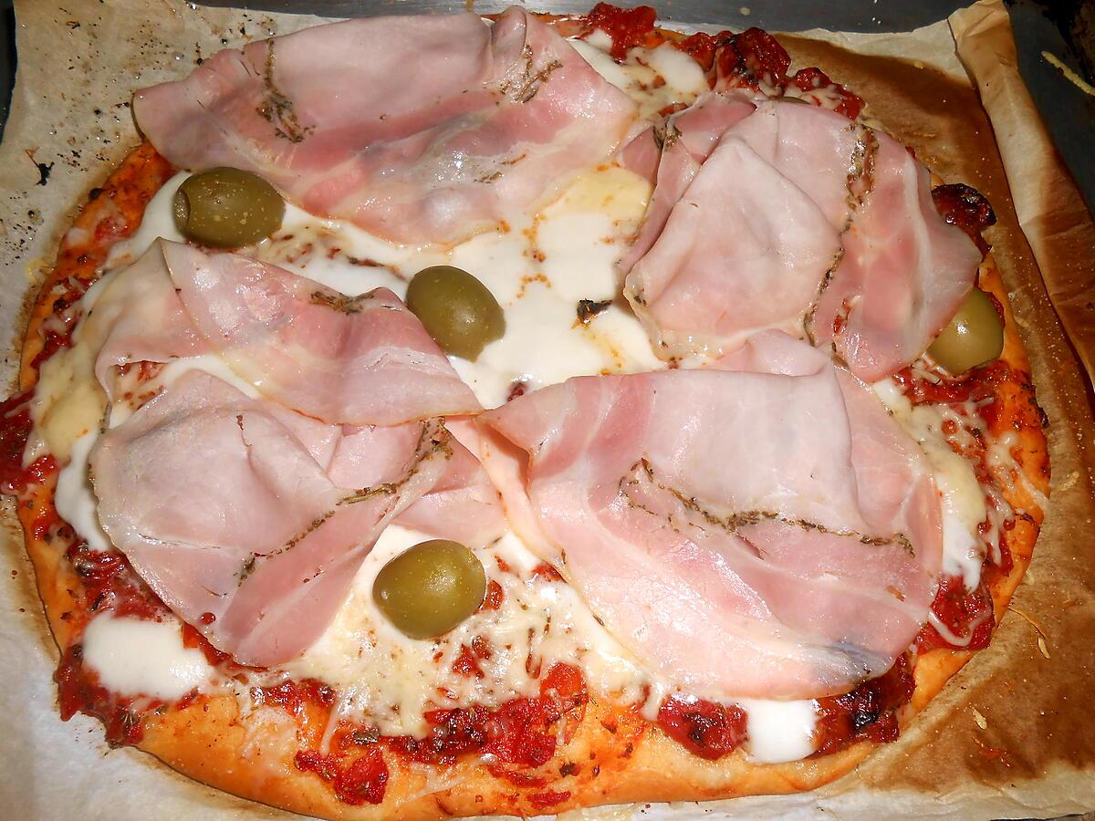 recette PIZZA "PRIMAVERA"