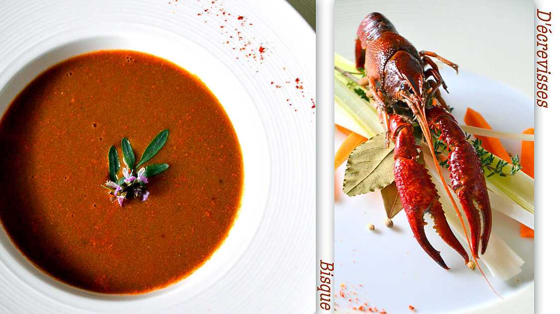 Recette de Bisque d'écrevisses par patricia Richer Executive Chef