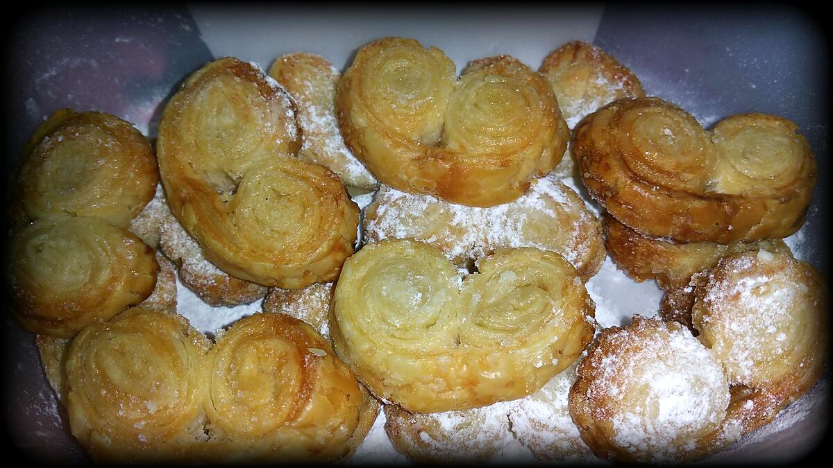 recette palmiers sucrés