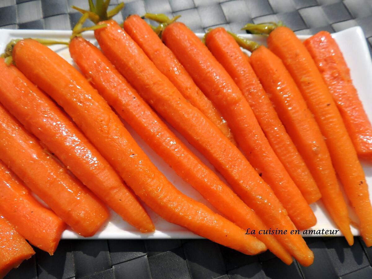 recette Carottes glacées