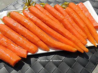 recette Carottes glacées