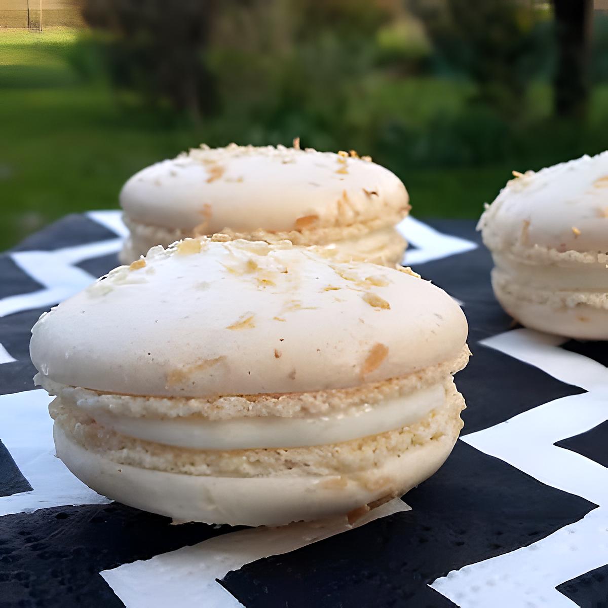 recette Macarons à la noix de coco