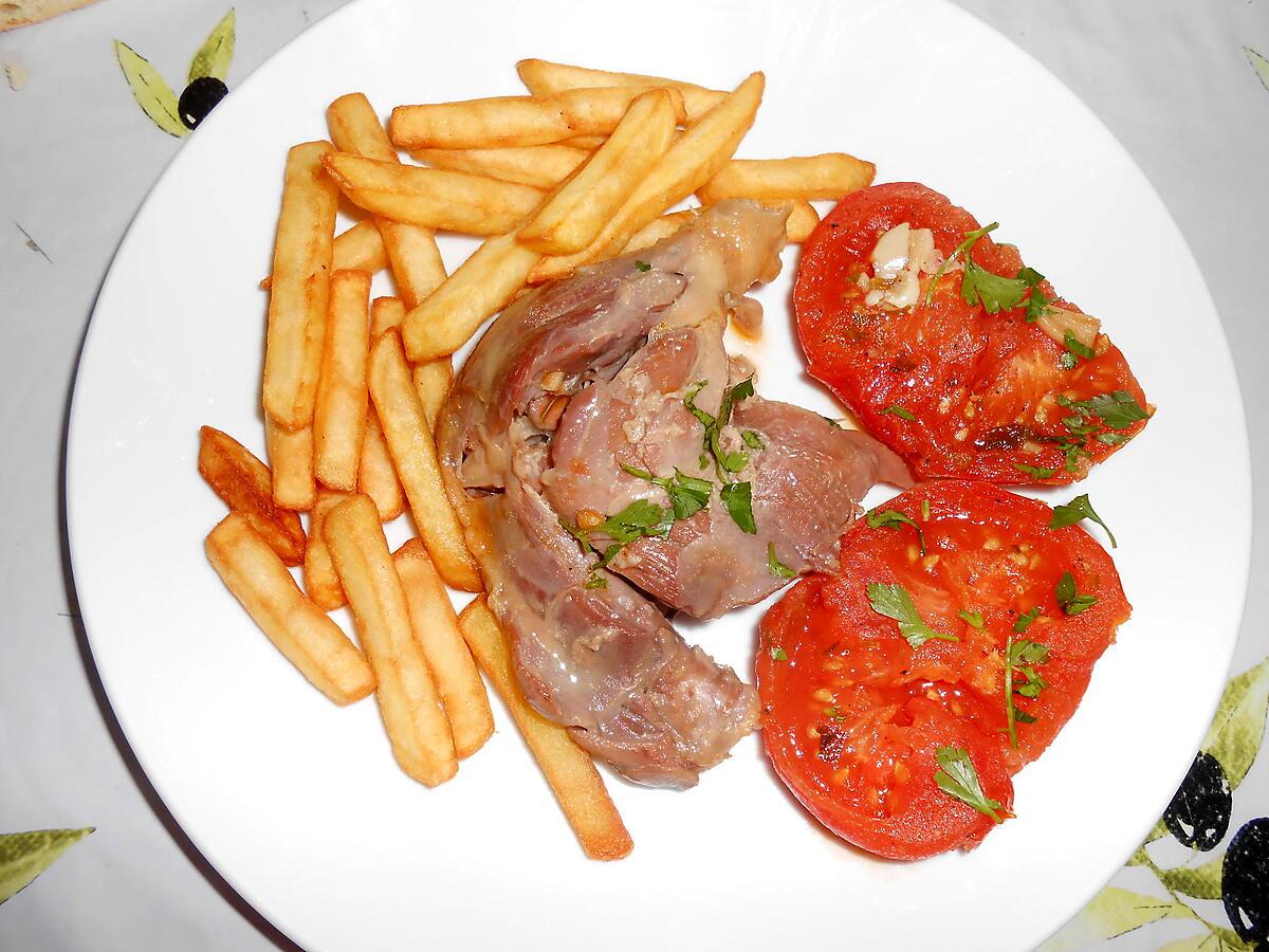 recette CONFIT DE CANARD AUX TOMATES PROVENCALES