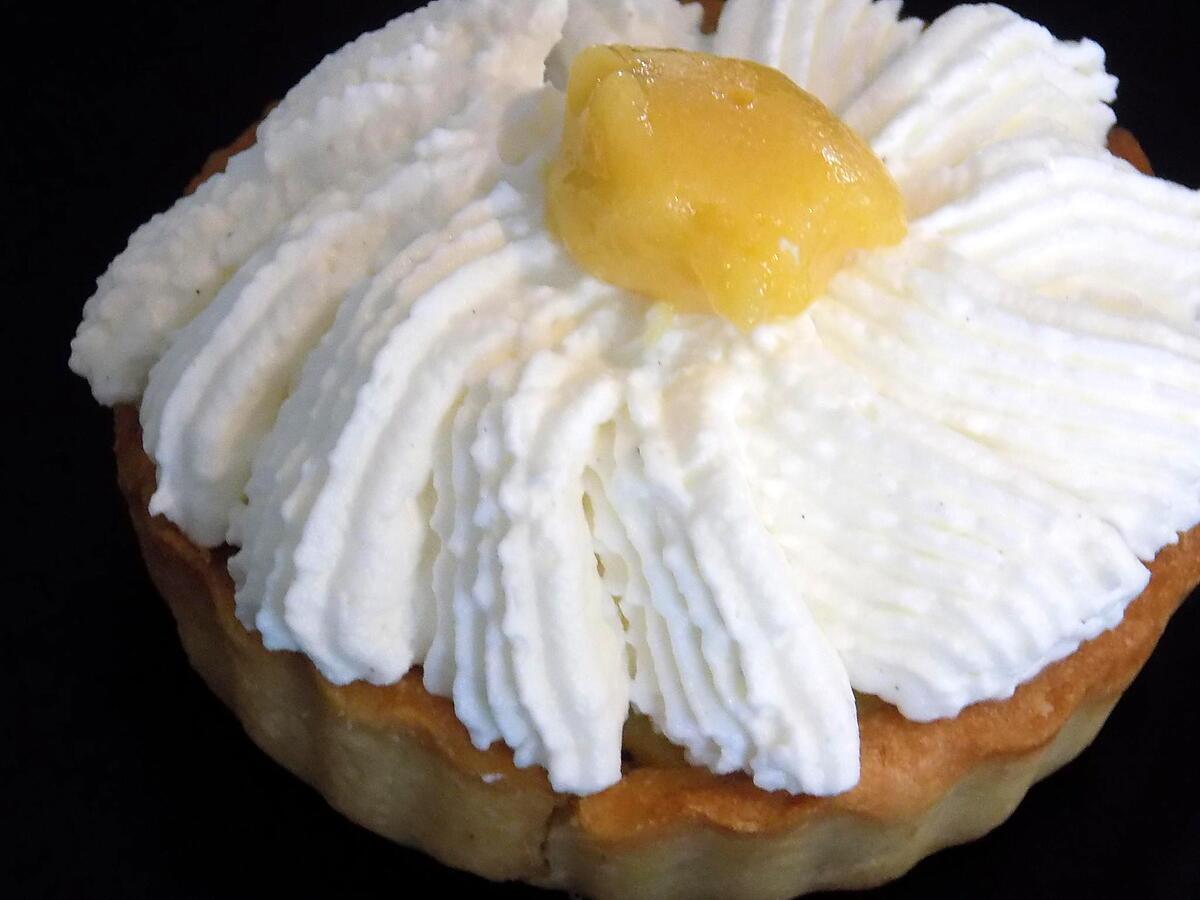 recette Tartelettes "Marguerites" mangue/amande