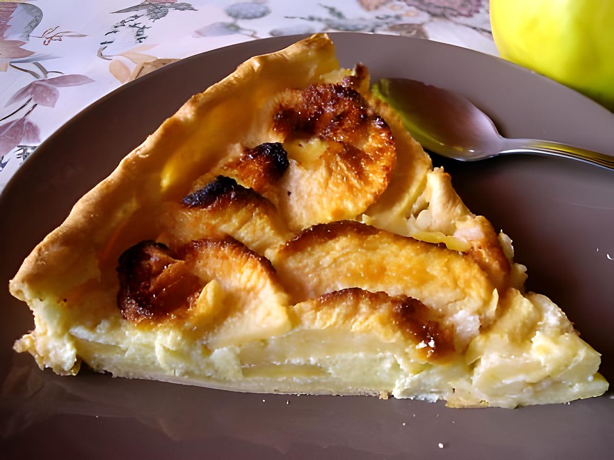 recette Tarte aux pommes et amandes