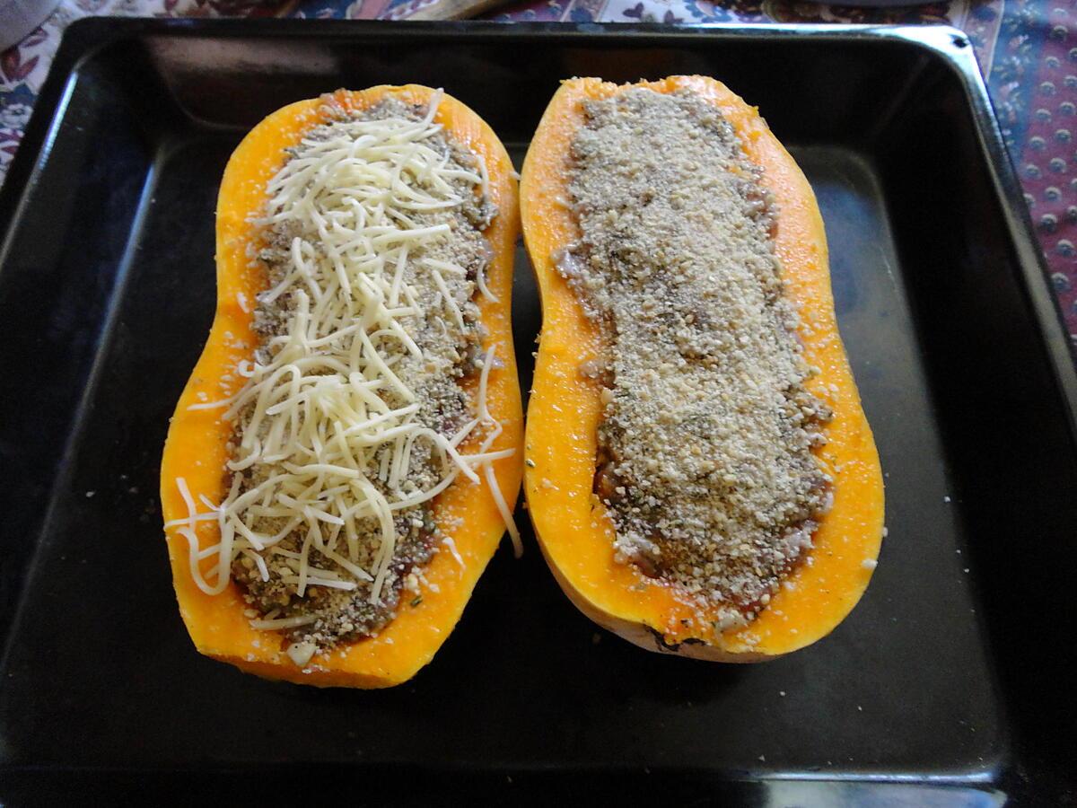 recette courge butternut farcie de "JEAN "