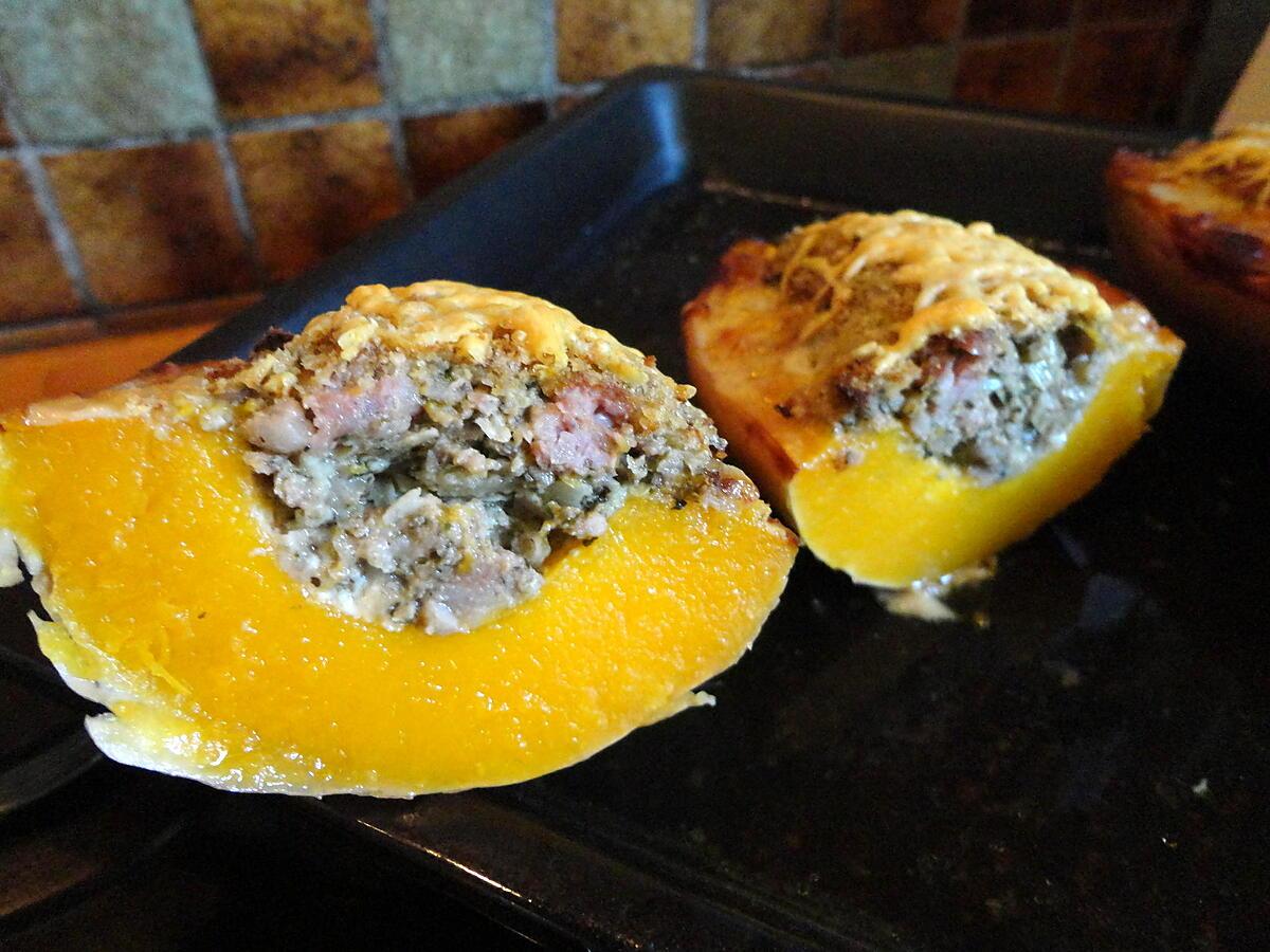 recette courge butternut farcie de "JEAN "