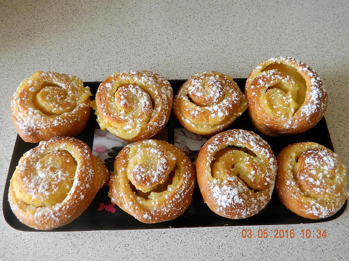 recette Briochettes au citron