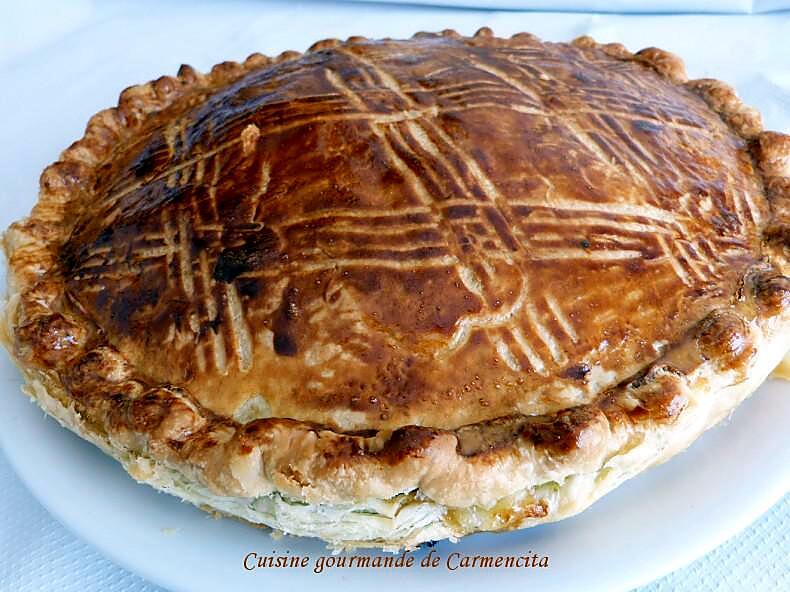 recette Tourte aux épinards ricotta et gorgonzola