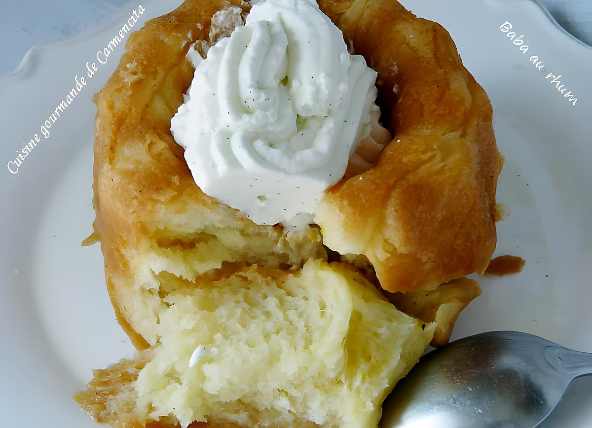 recette Baba au rhum