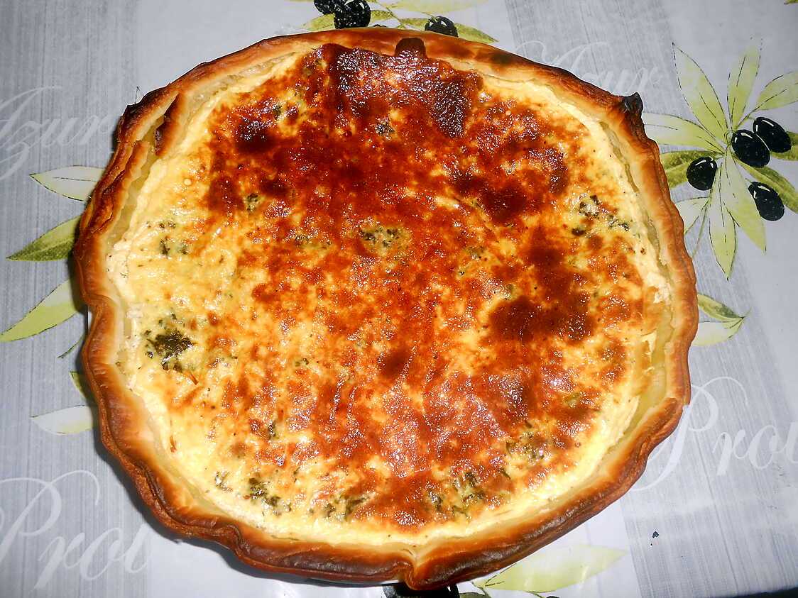 Recette de QUICHE AUX EPINARDS ET FROMAGE