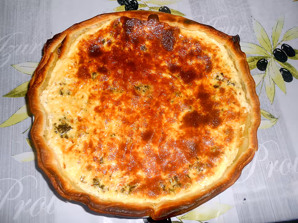 recette QUICHE AUX EPINARDS ET FROMAGE
