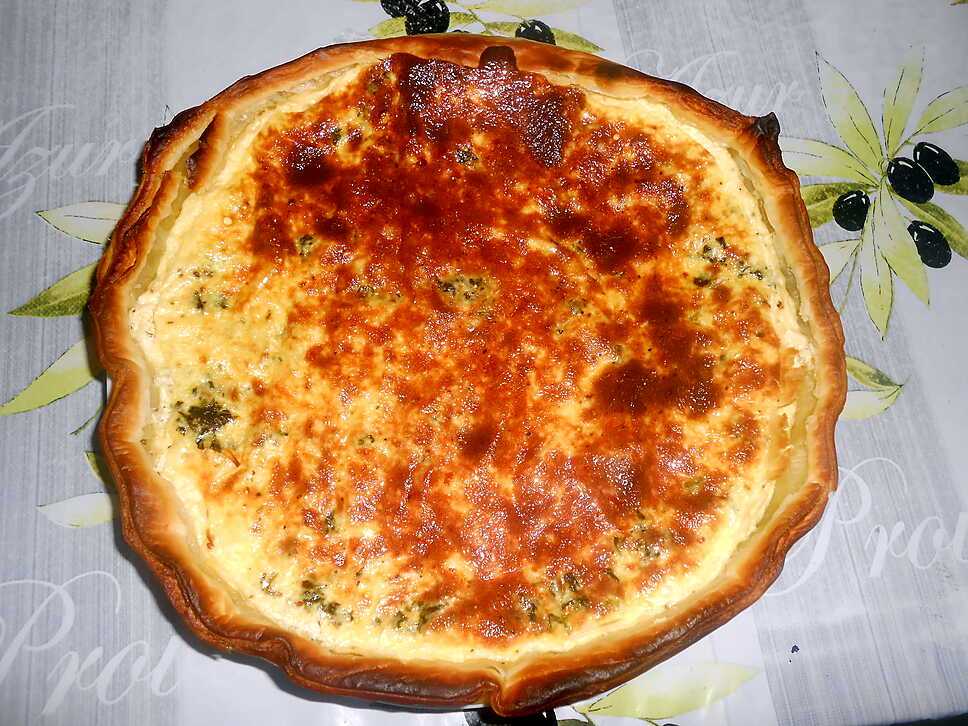 recette QUICHE AUX EPINARDS ET FROMAGE