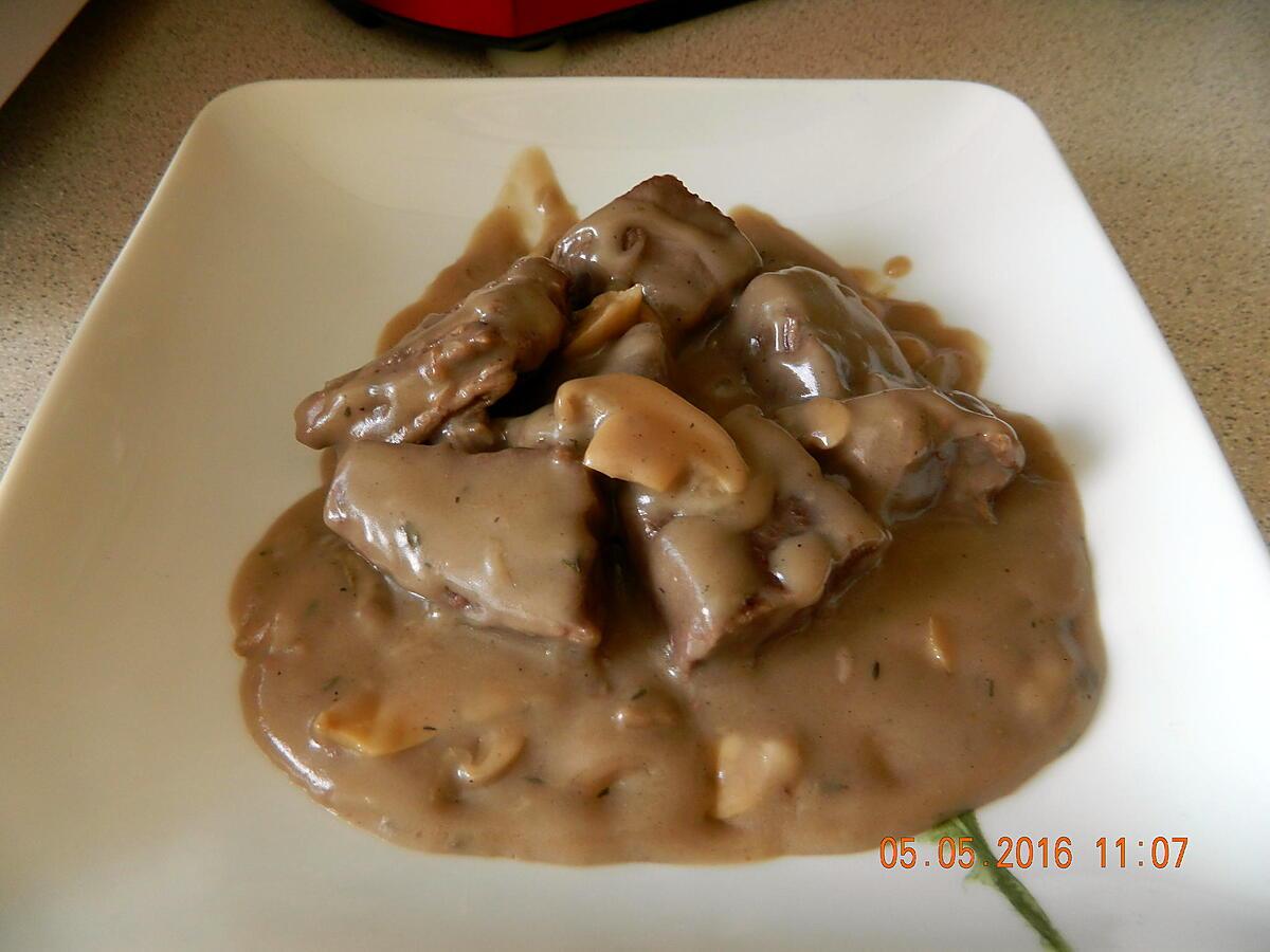 recette Boeuf au vin blanc