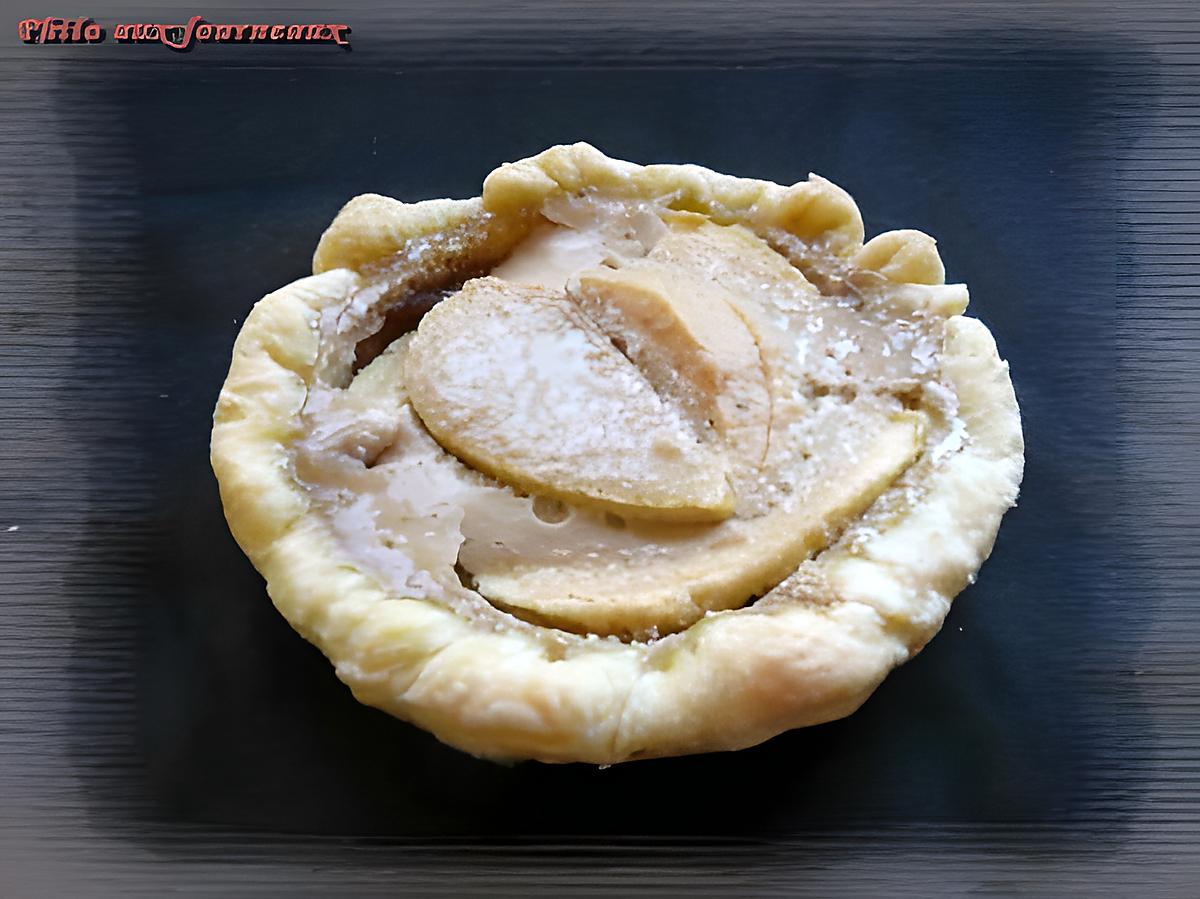 recette Tartelette aux pommes & à la crème de marron