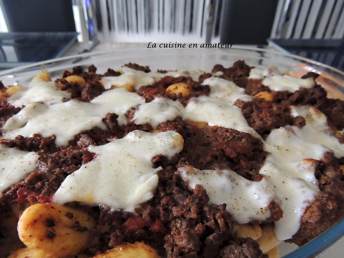 recette Gnocchis à la bolognaise