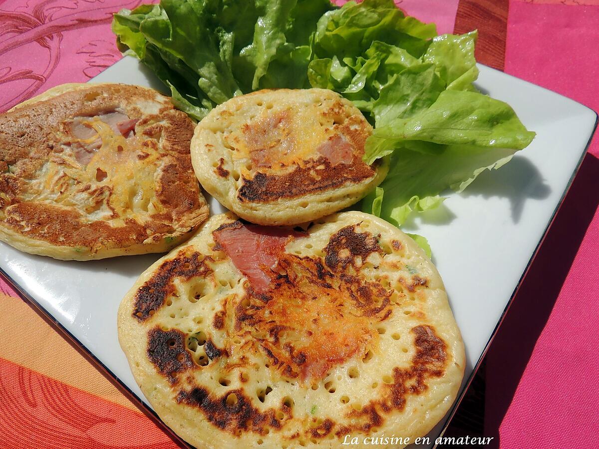 recette PAncakes jambon fromage