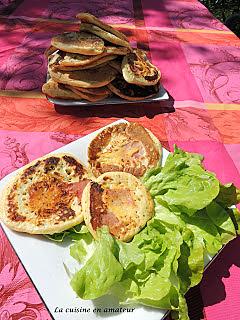 recette PAncakes jambon fromage