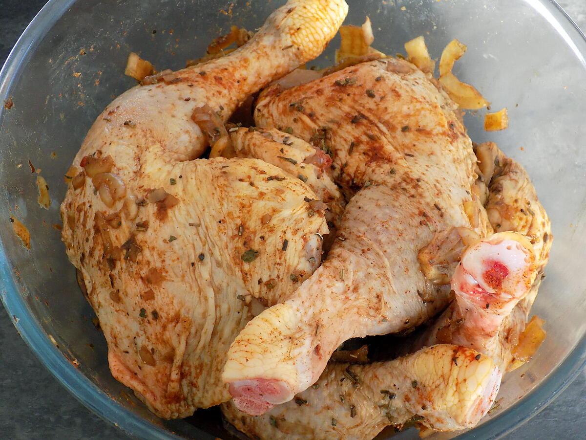 recette Cuisses de poulet marinées barbecue