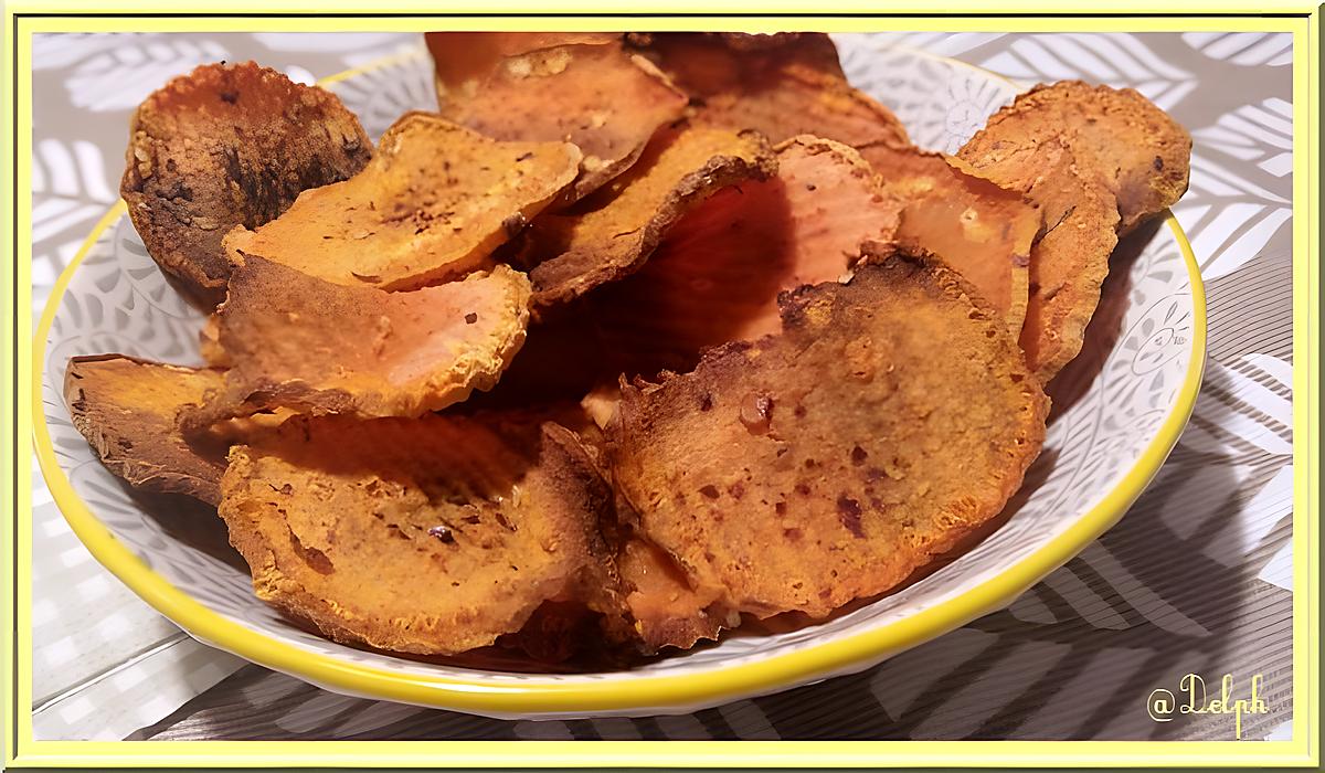 recette Chips de patate douce au four