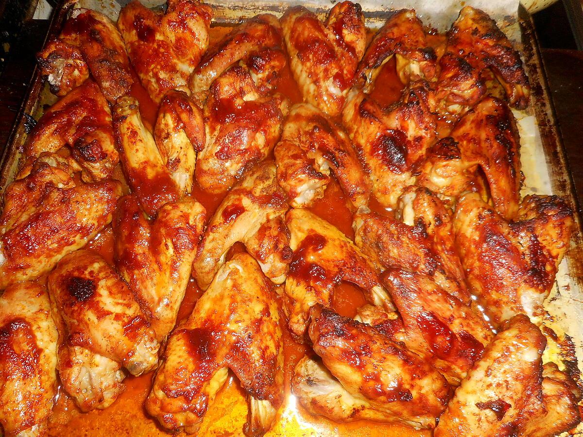 recette Ailes de poulet grillés au four