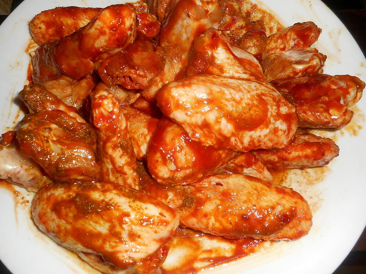 recette Ailes de poulet grillés au four