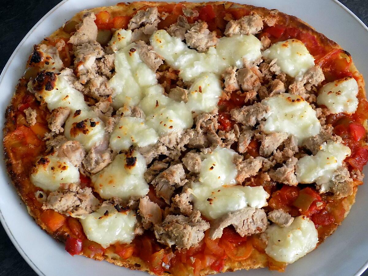 recette Pizza au thon dukan