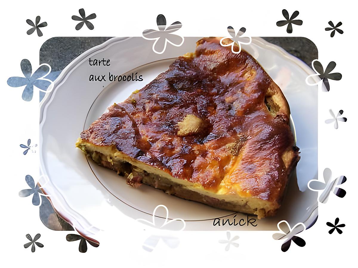 recette tarte aux brocolis