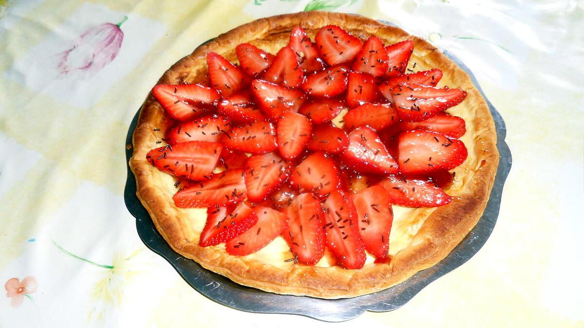 recette Tarte au fraise