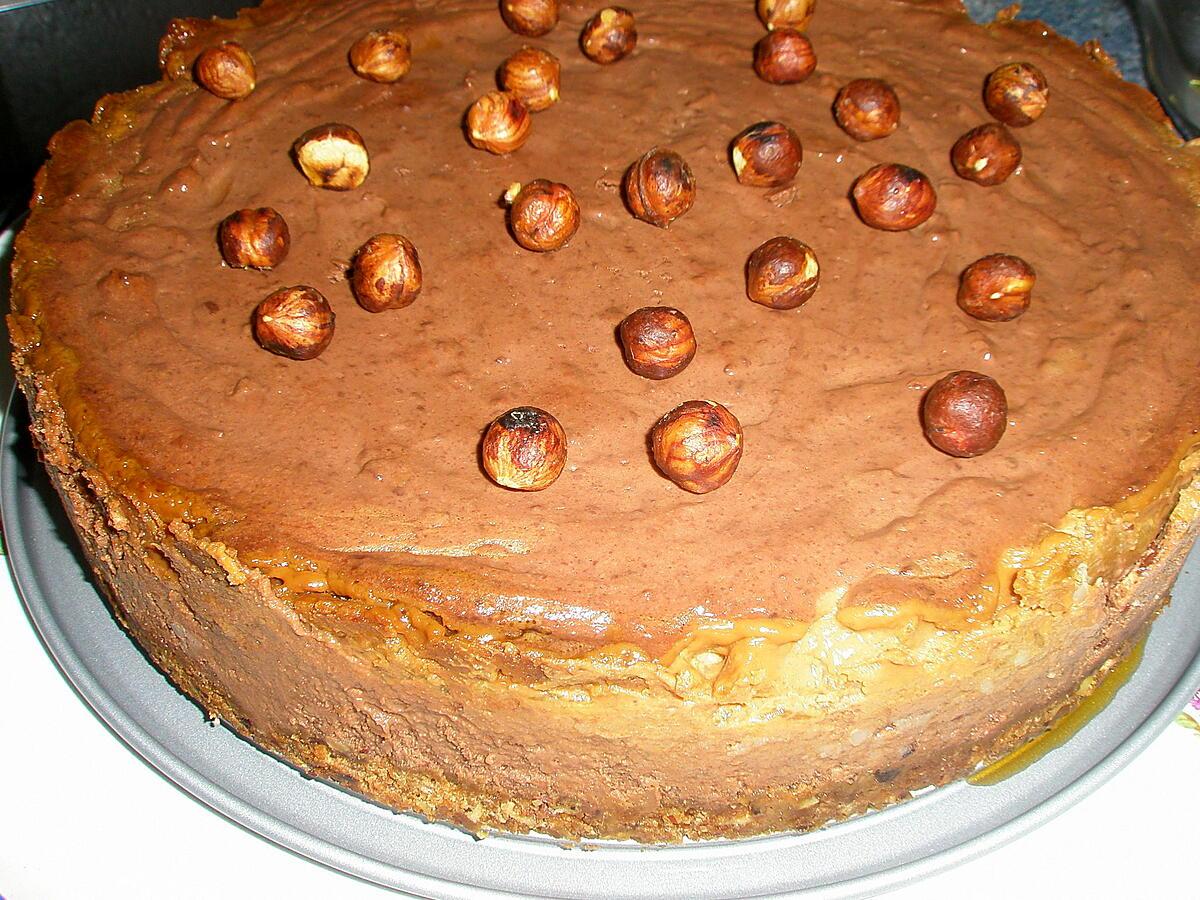 recette Cheese-cake poire chocolat