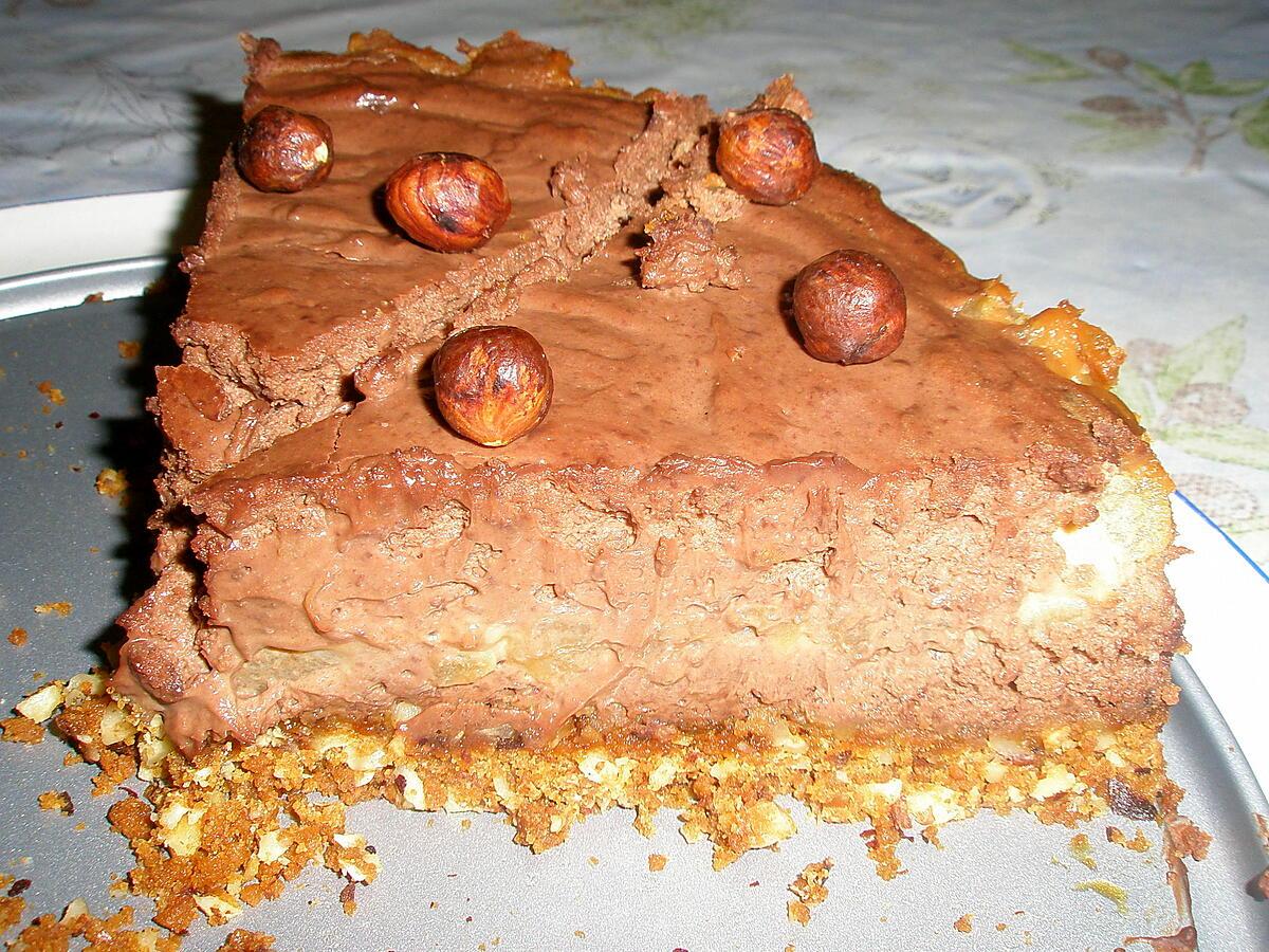 recette Cheese-cake poire chocolat