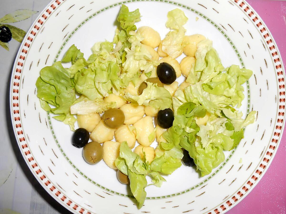 recette SALADE DE GNOCCHI AUX PARFUMS DU SOLEIL