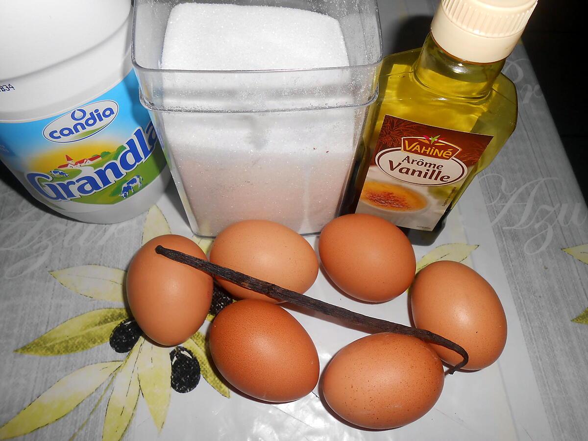 recette LES OEUFS AU LAIT DE NOTRE ENFANCE