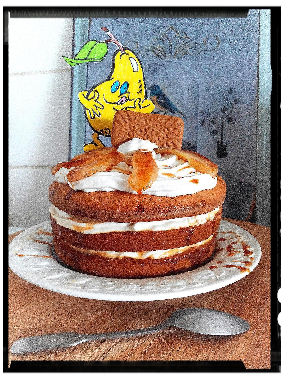 recette chiffon poire-caramel