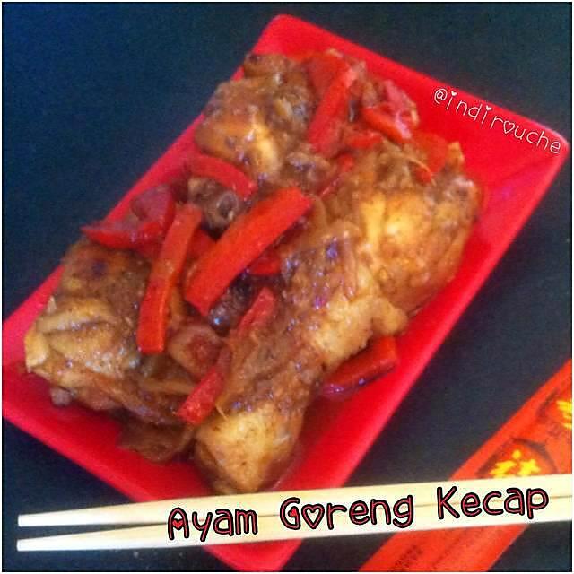 recette Ayam Goreng Kecap - Poulets frits à la sauce soja à l'Indonésienne