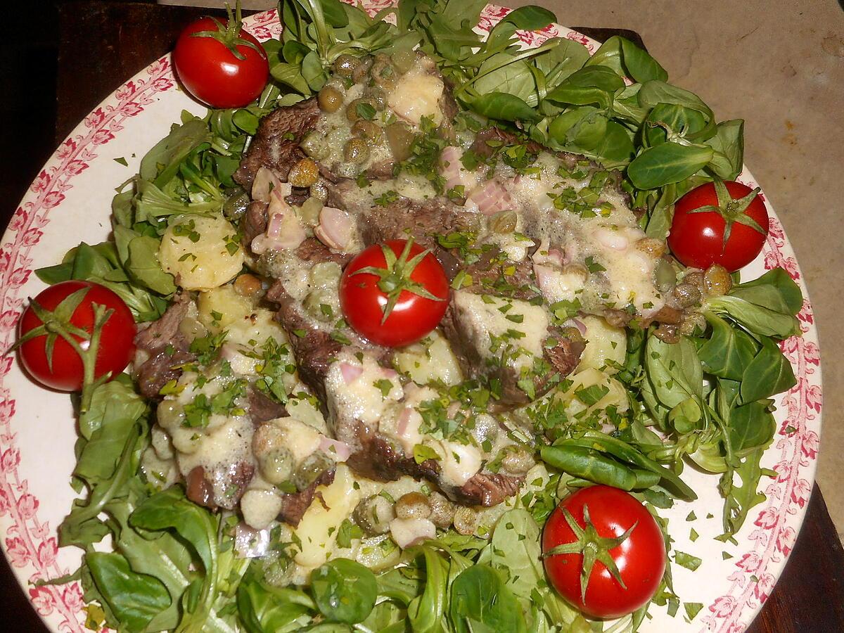 recette Salade de paleron de boeuf