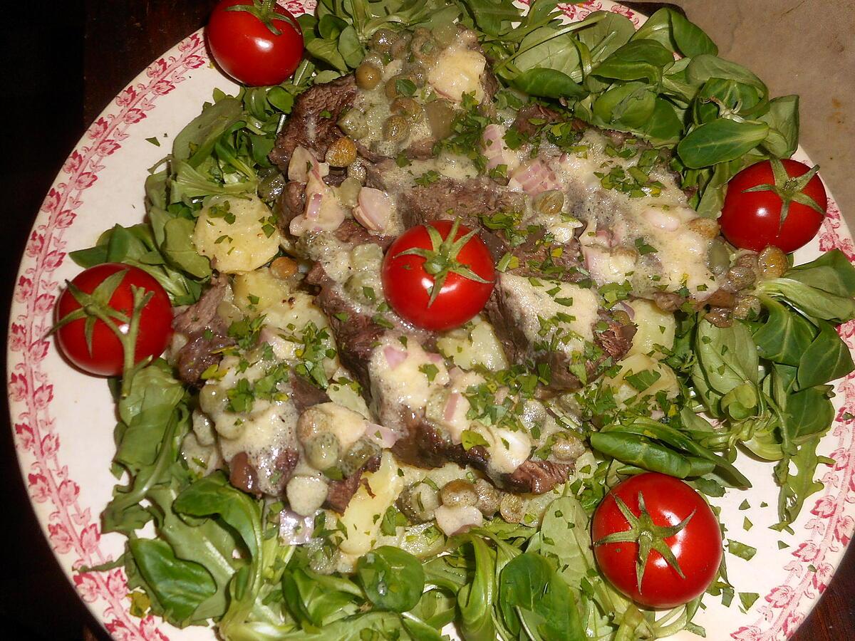 recette Salade de paleron de boeuf