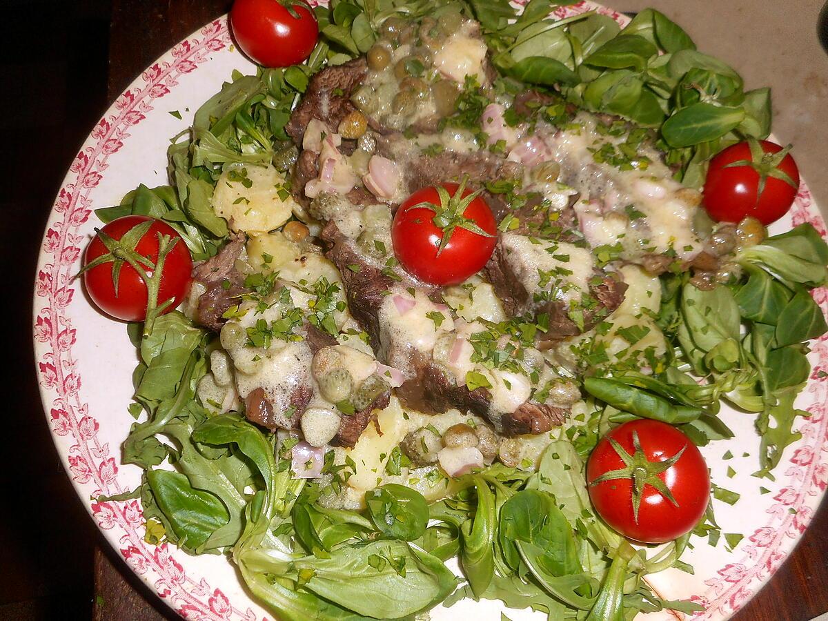 recette Salade de paleron de boeuf