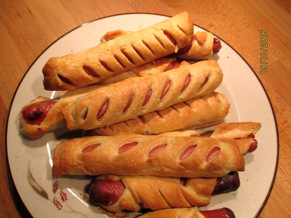 recette saucisses feuilletés