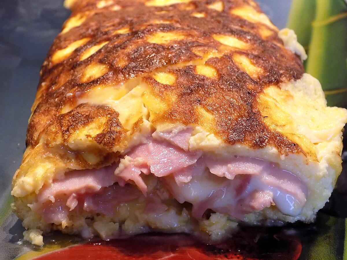 recette Omelette jambon vache qui rit