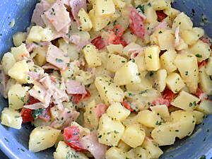 recette Salade de pommes de terre gloria