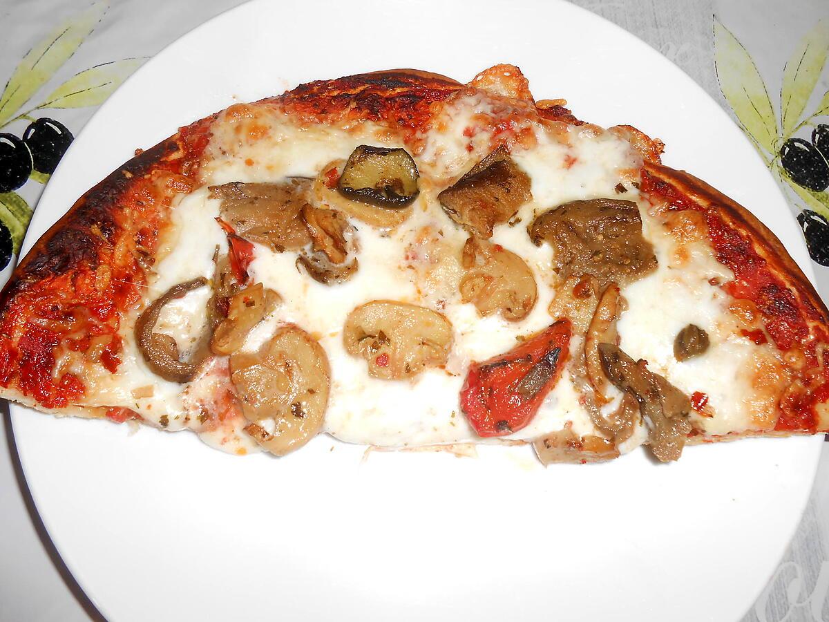 recette PIZZA AUX LEGUMES GRILLES