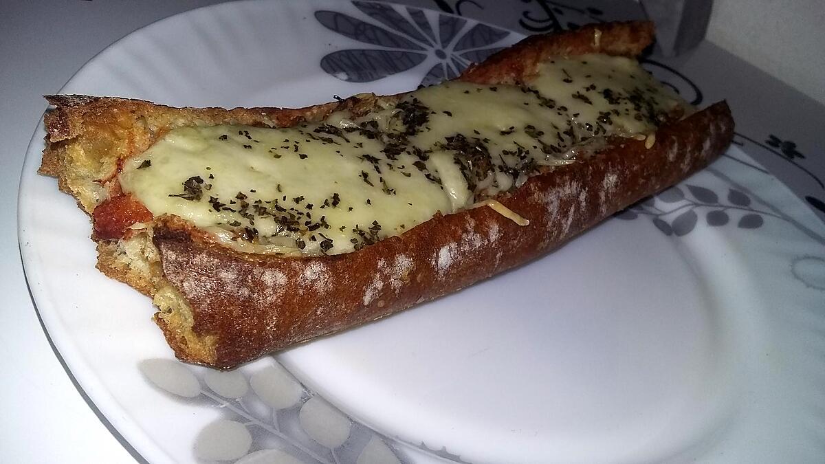 recette Pizza baguette