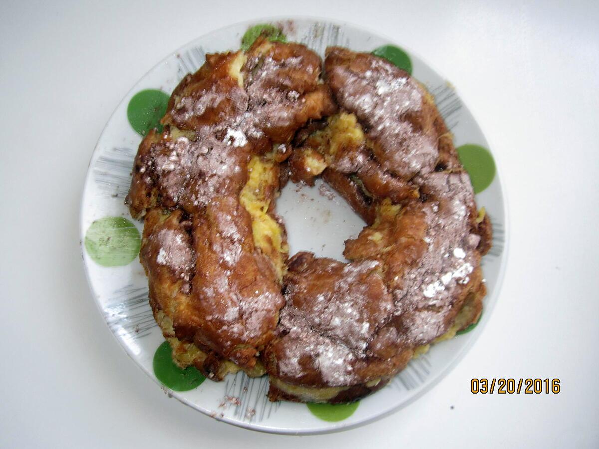 recette Couronne à l'ananas